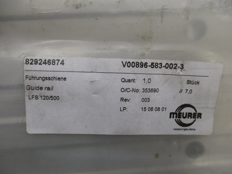 MEURER V00896-583-002-3 829246874 NSMP
