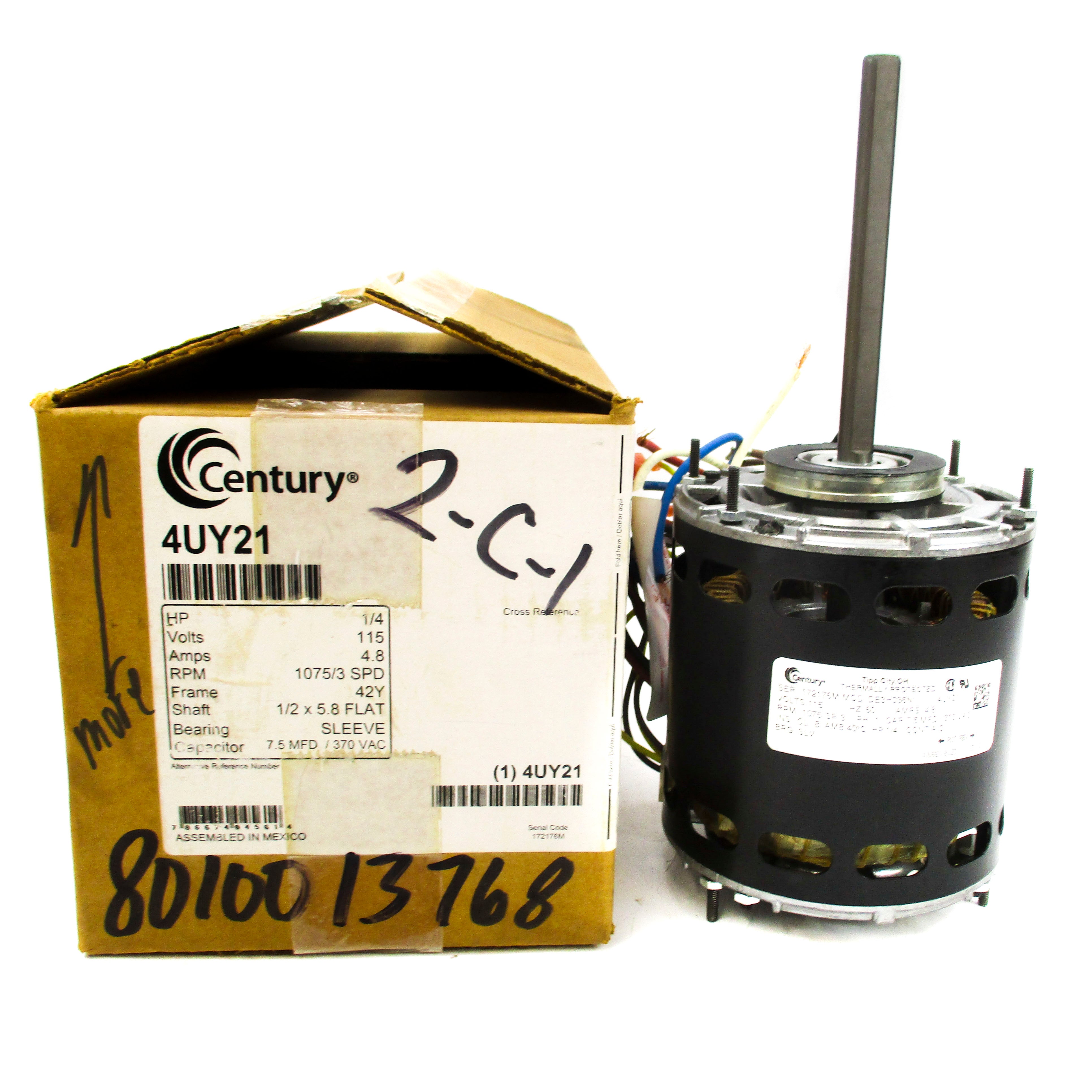 CENTURY 4UY21 115V 4.8A NSMP