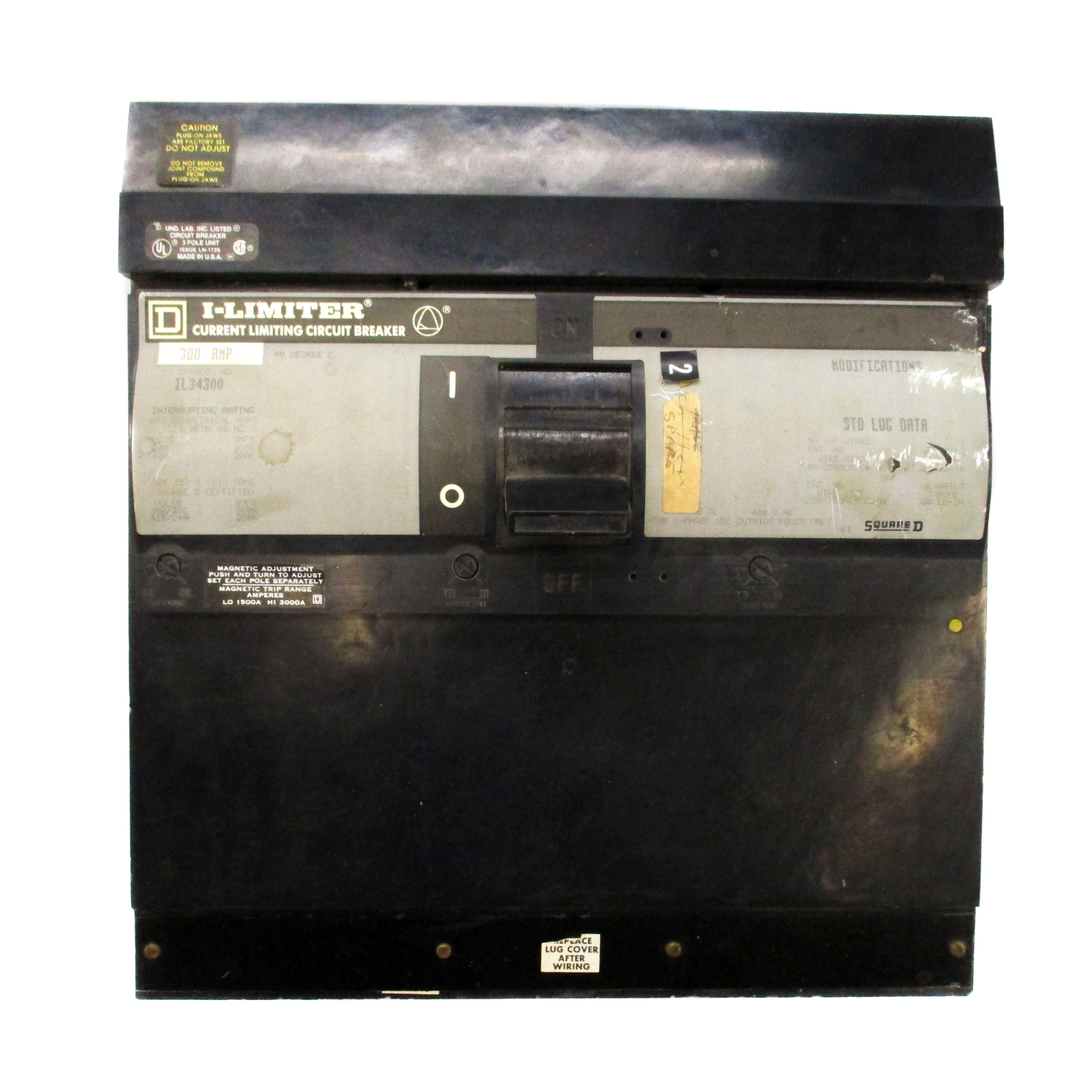 SQUARE D IL34300 480V 300A UNMP