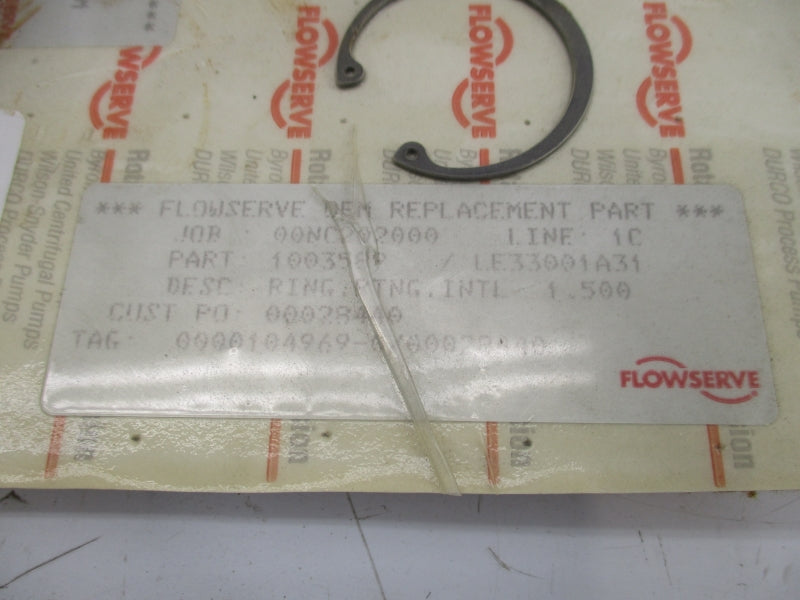 FLOWSERVE LH02001A01 LH03001A03 LE33001A31 NSMP