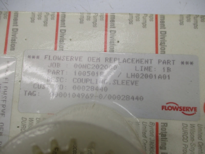 FLOWSERVE LH02001A01 LH03001A03 LE33001A31 NSMP