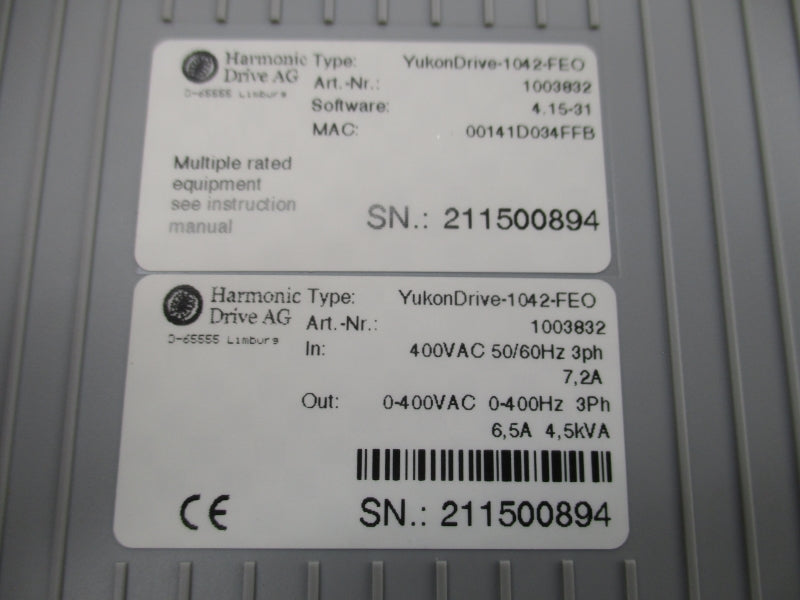 HARMONIC DRIVE CHA-40A-100-H-S1024 1005918 NSMP