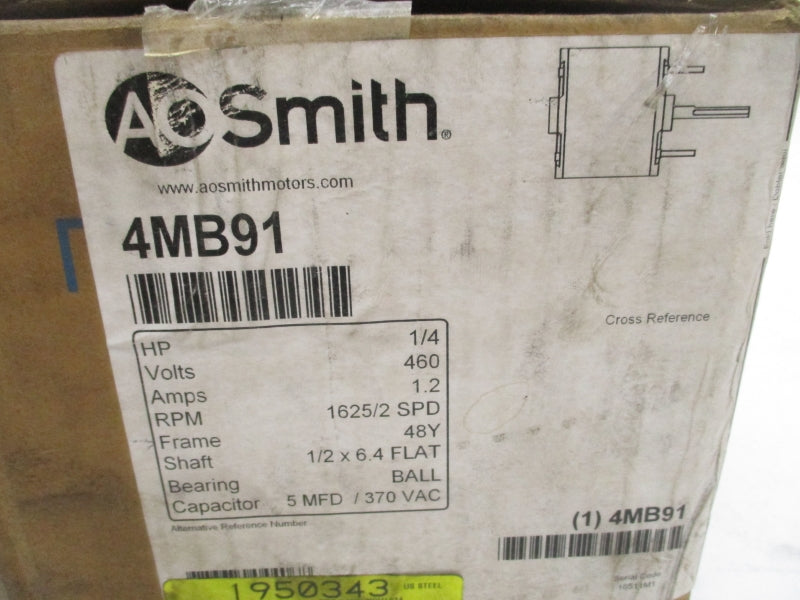 A.O. SMITH F48U65A01 4MB91 460V 1.2A NSMP