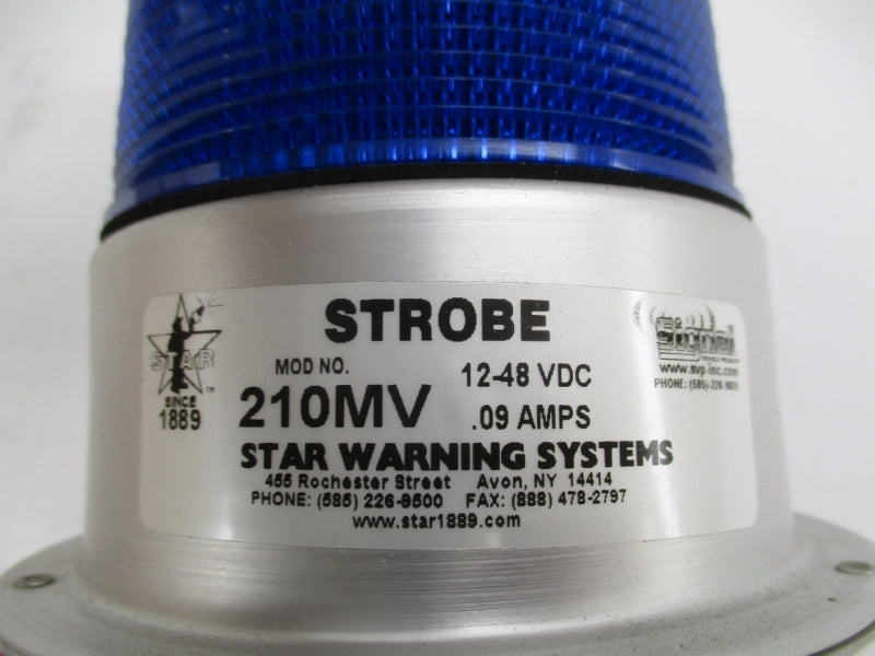 STAR WARNING SYSTEMS 210MVB 12-48VDC 0.09A NSMP