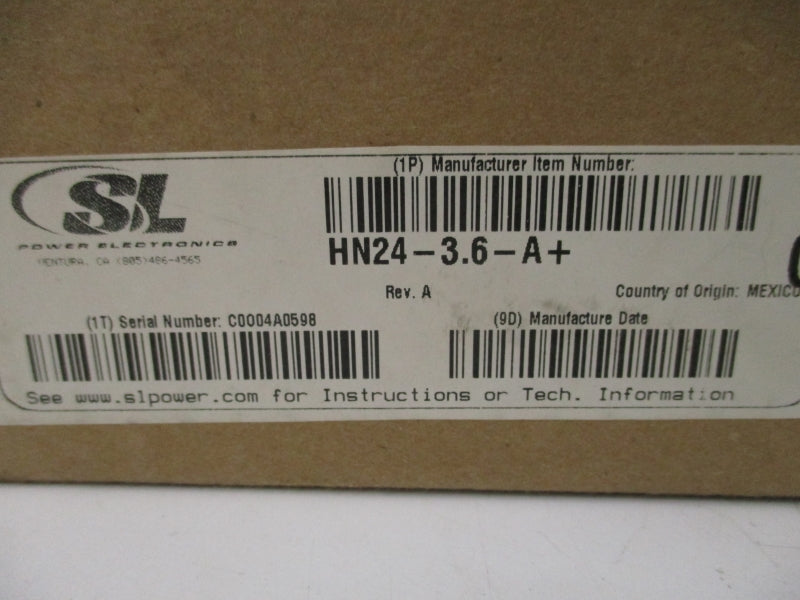 CONDOR HN24-3.6-A+G 240V 0.9A NSMP