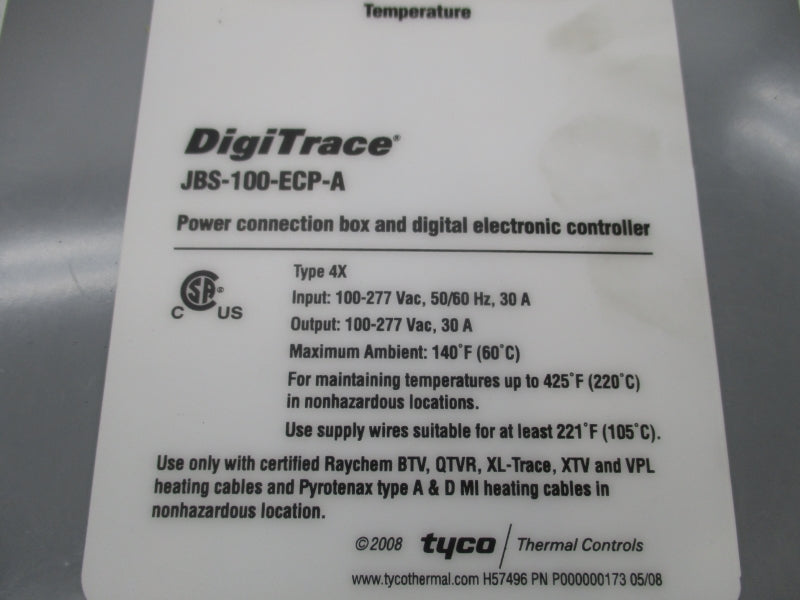 TYCO JBS-100-ECP-A 100-277VAC 30A NSMP