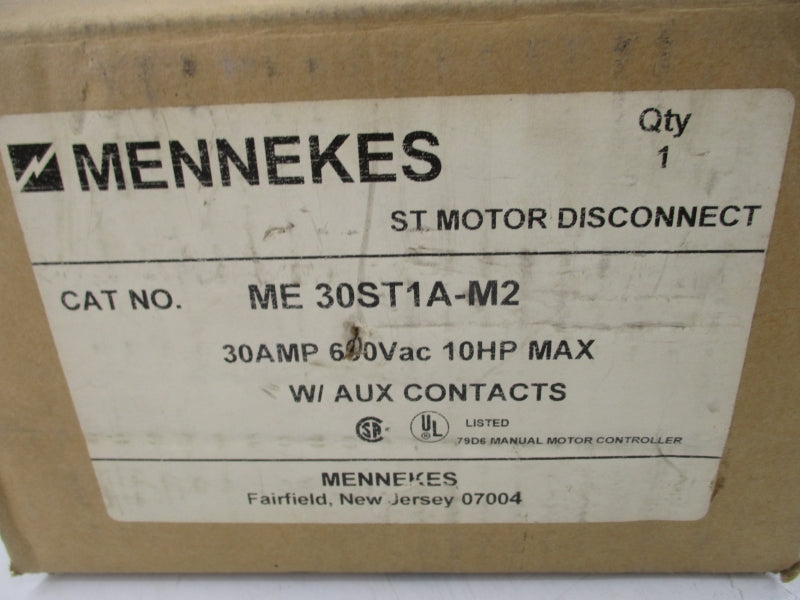 MENNEKES ME30ST1A-M2 600VAC 30A NSMP