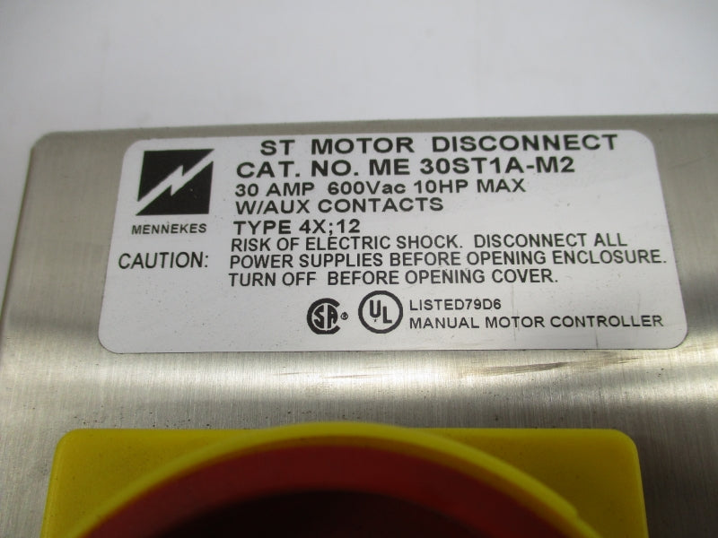 MENNEKES ME30ST1A-M2 600VAC 30A NSMP