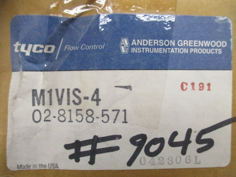 ANDERSON M1V1S-4 02.8158-571 6000PSI NSMP