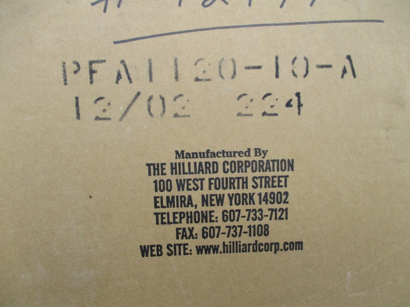 HILLIARD CORPORATION PFA1120-10-A NSMP