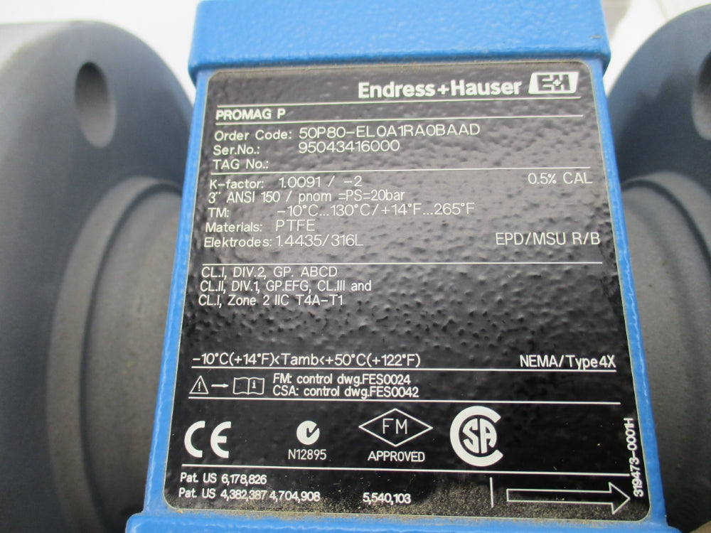 ENDRESS+HAUSER 50P80-EL0A1RA0BAAD NSMP