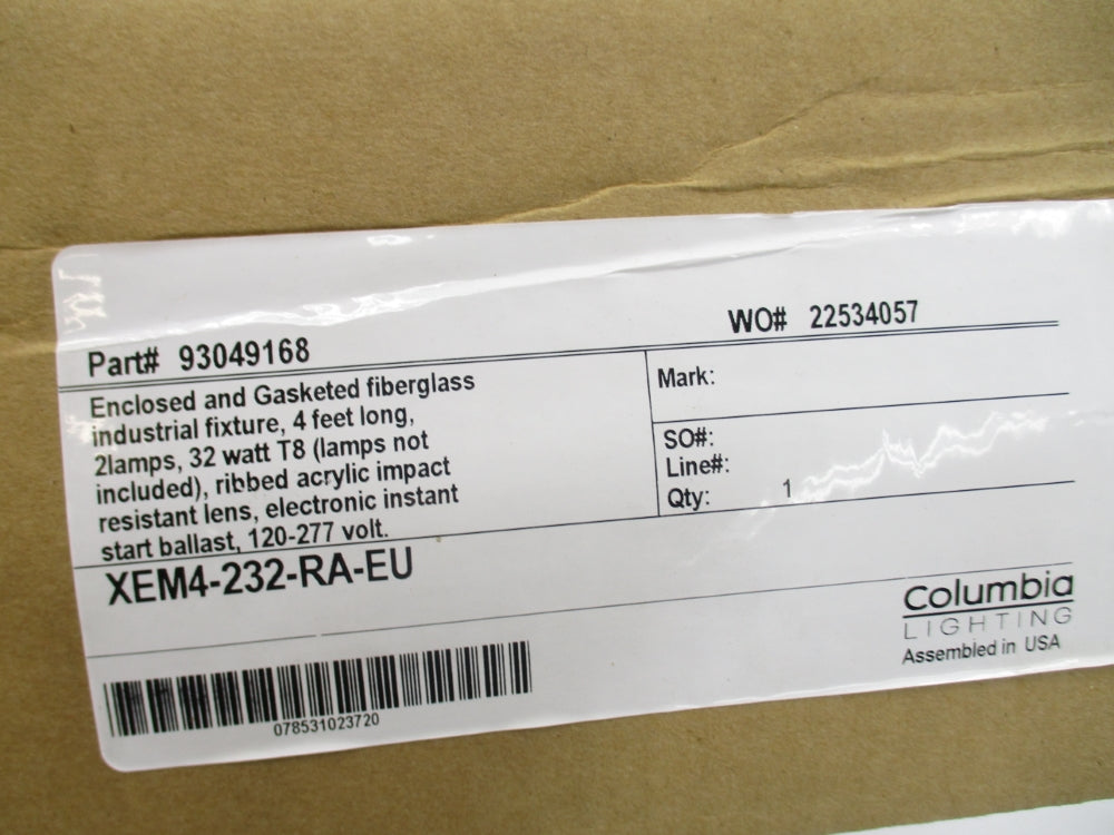 COLUMBIA LIGHTS 93049168 XEM4-232-RA-EU NSFS