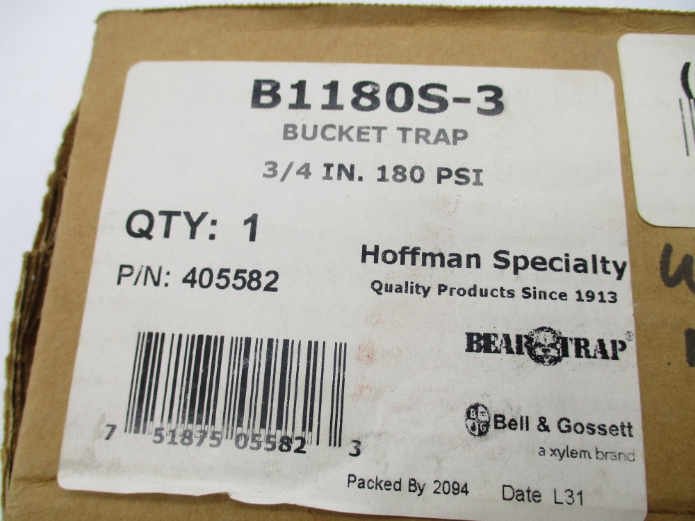 BELL & GOSSETT B1180S-3 405582 NSFS
