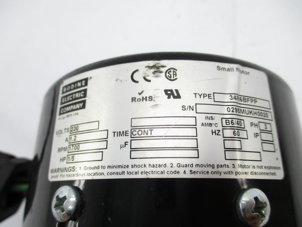 BODINE 34R6BFPP (AS PICTURED) NSNP