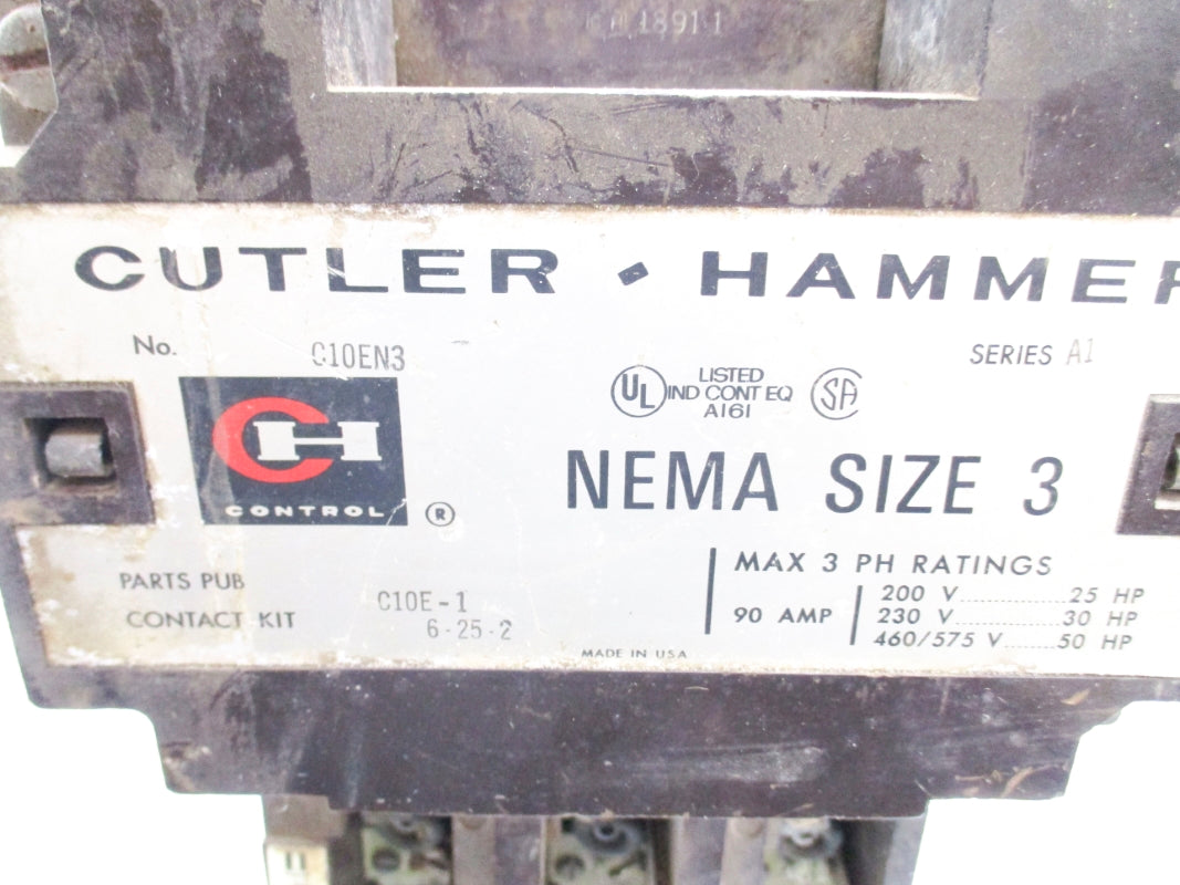 CUTLER HAMMER C10EN3 SER. A1 UNMP