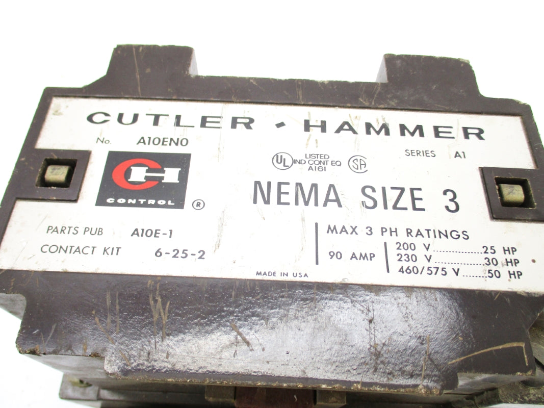 CUTLER HAMMER A10EN0 SER. A1 120V 90A UNMP