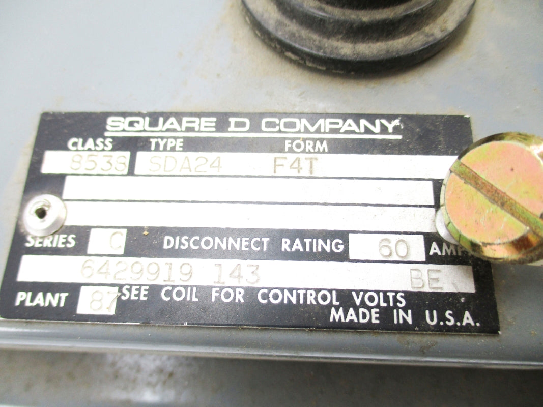 SQUARE D 8538SDA24 SER. C NSNP