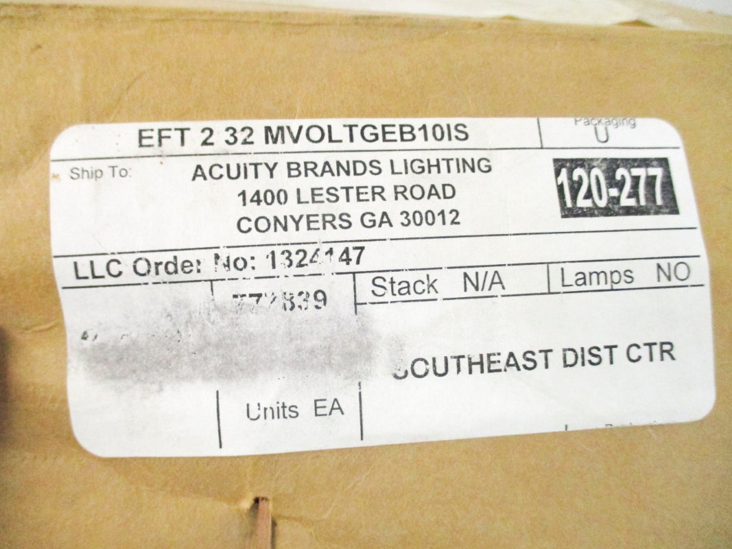 LITHONIA LIGHTING EFT232MVOLTGEB10IS NSMP