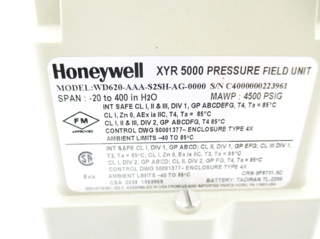 HONEYWELL WD620-AAA-S2SH-AG-0000 NSNP
