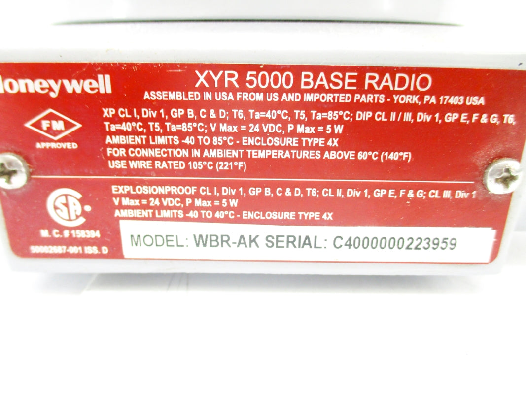 HONEYWELL WBR-AK NSNP