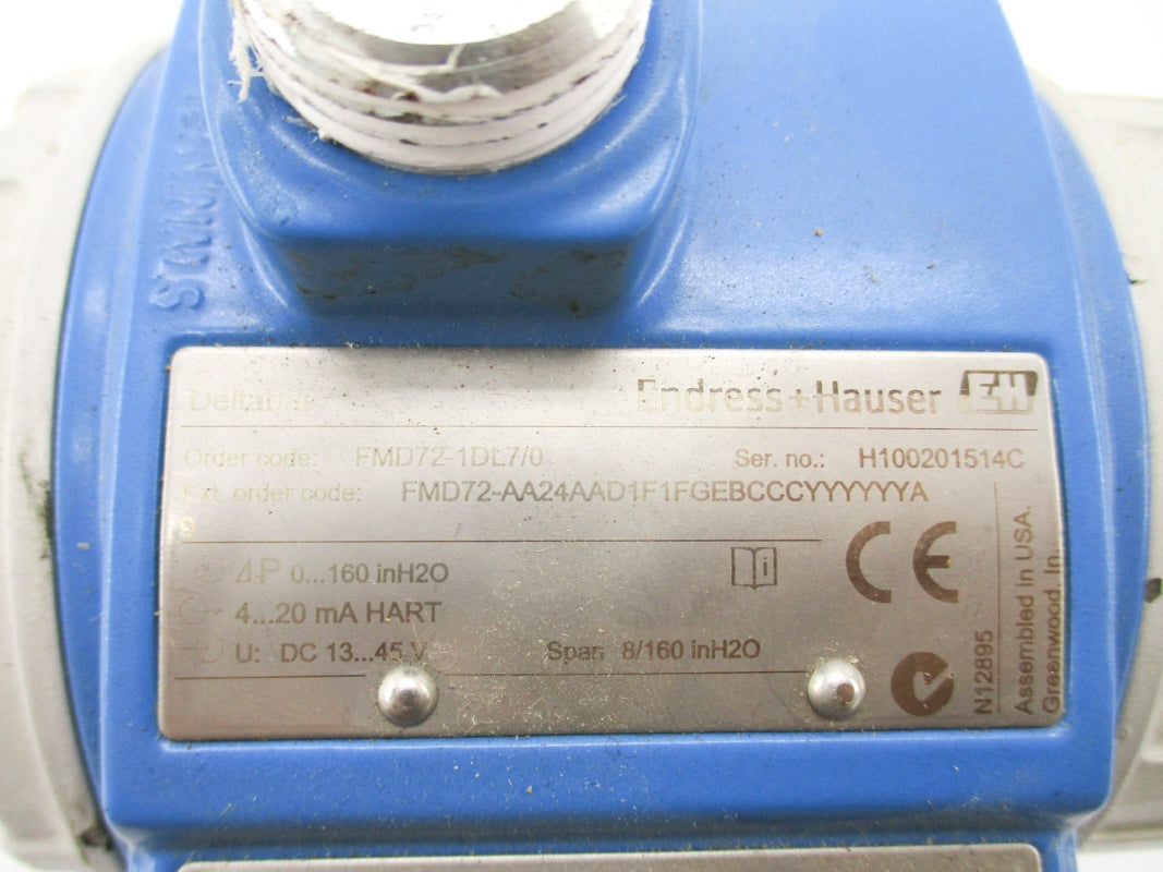 ENDRESS+HAUSER FMD72-1DL7/0 FMD72-AA24AAD1F1FGEBCCCYYYYYYA NSNP