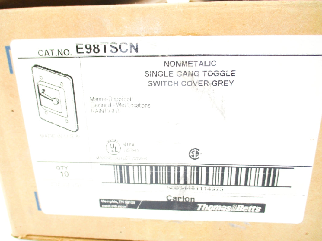 THOMAS&BETTS E98TSCN (PKG OF 10) NSMP
