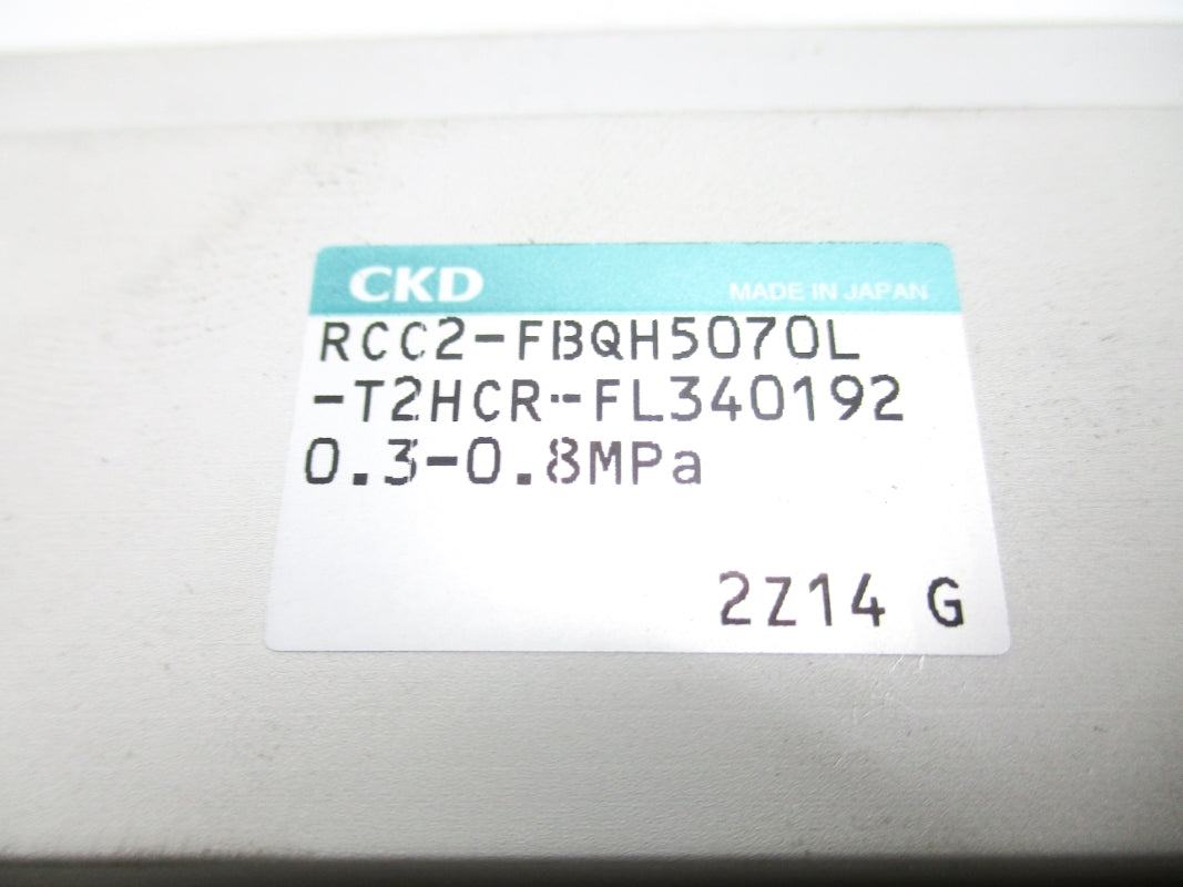 CKD RCC2-FGQH5070L-T2HCR-FL340192 .3-.8MPA NSNP