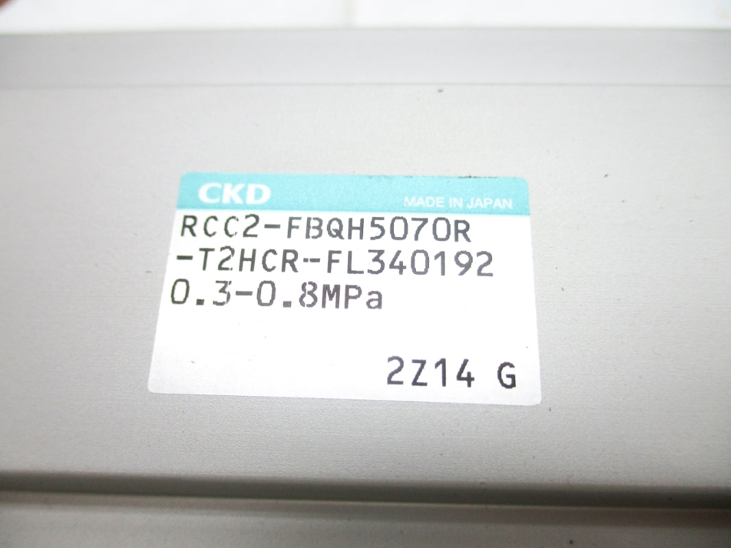 CKD RCC2-FBQH5070R-T2HCR-FL340192 .3-.8MPA NSNP