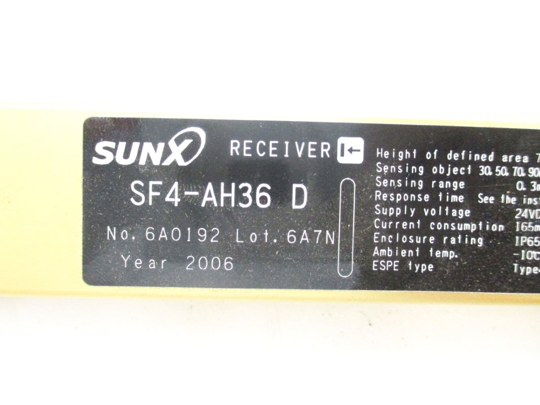 SUNX SF4-AH36-RECEIVER NSNP