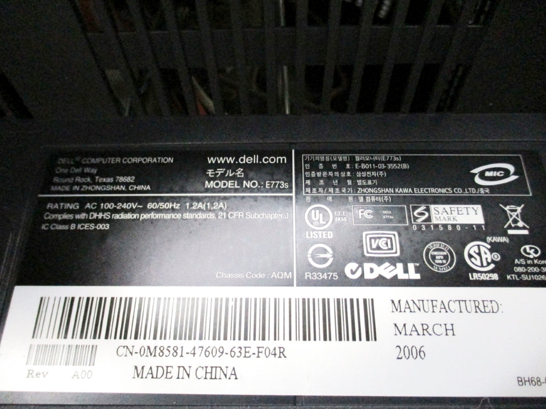 DELL E773S CN-0M88581-47609-63E-F04R NSMP