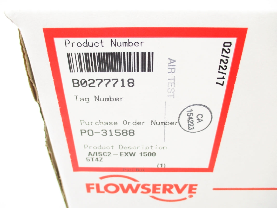 FLOWSERVE B0277718 NSMP