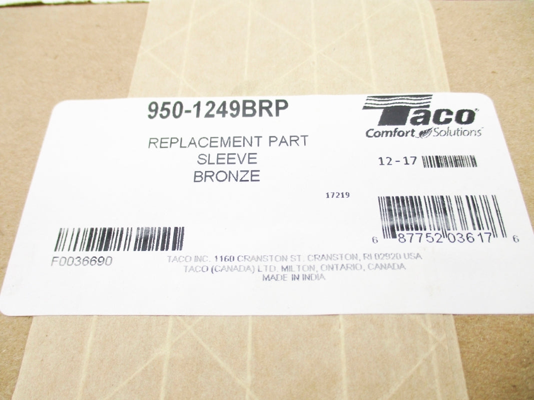 TACO 950-1249 NSFS