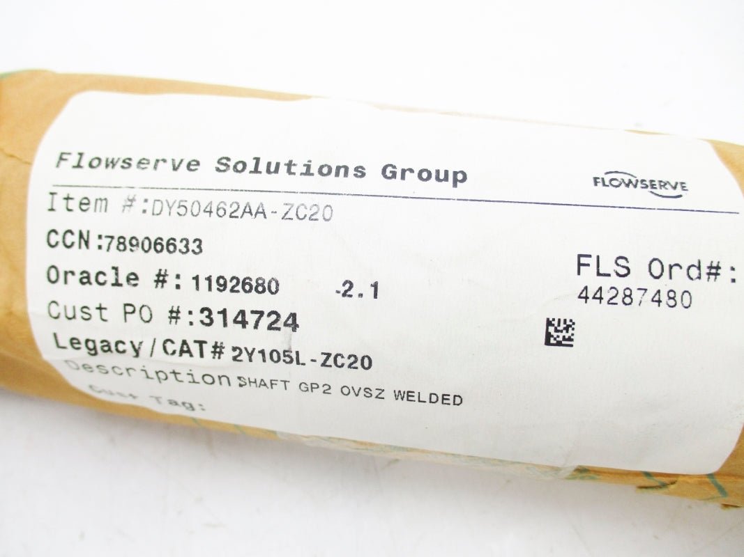 FLOWSERVE DY50462AA-ZC20 NSNP