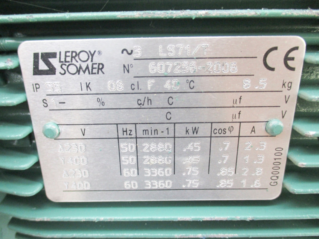 LEROY SOMER LS71/T 607256-2006 NSNP