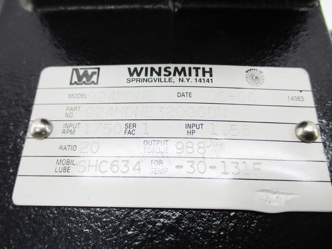 WINSMITH 924MDNE32000DN 924MDNE UNMP