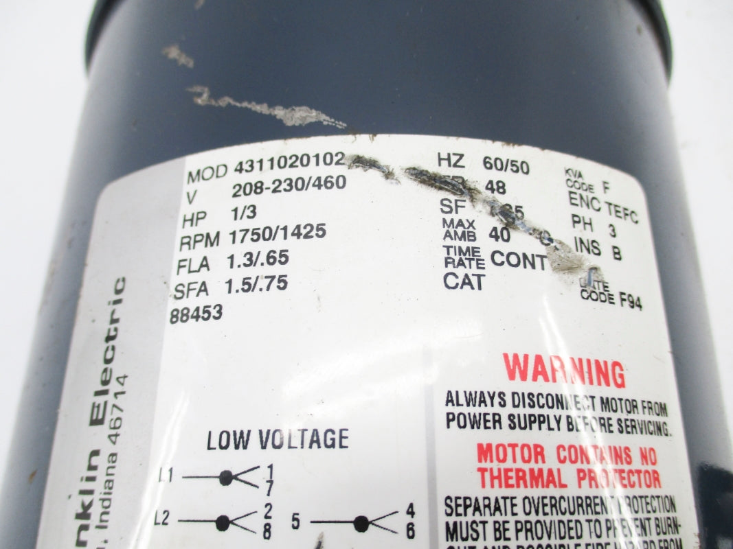 FRANKLIN ELECTRIC 4311020102 UNMP