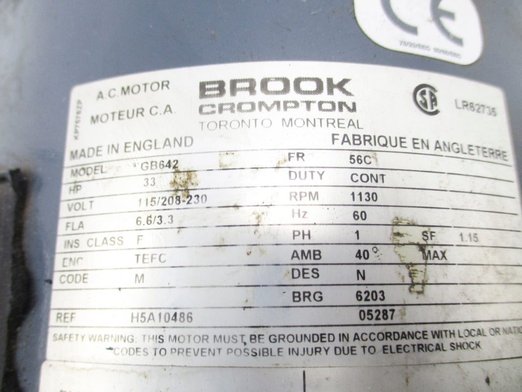 BROOK CROMPTON GB642 UNMP