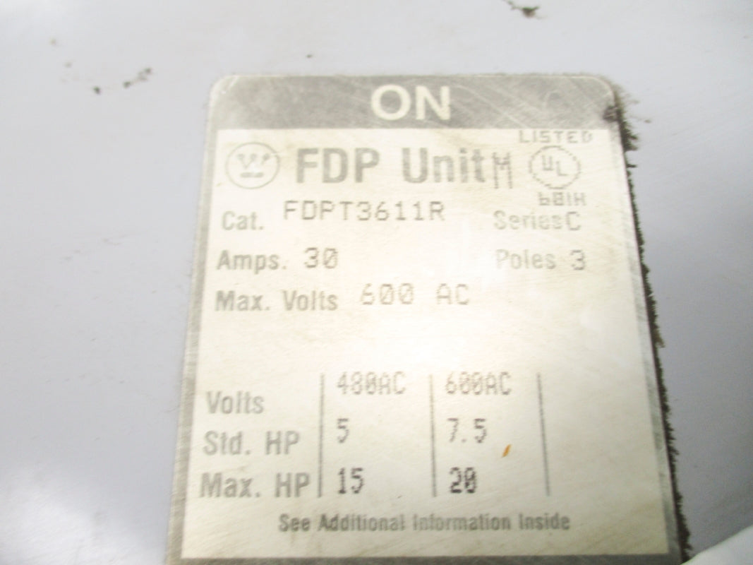 WESTINGHOUSE FDPT3611R SER. C NSMP