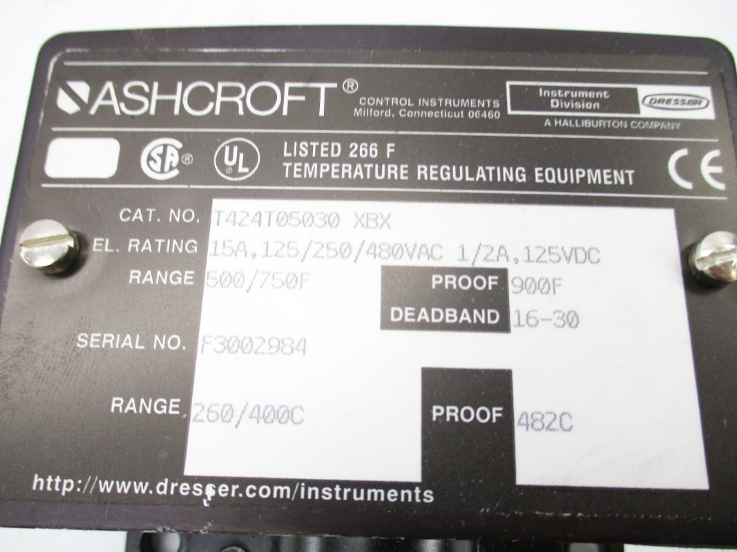ASHCROFT T424T05030XBX NSMP