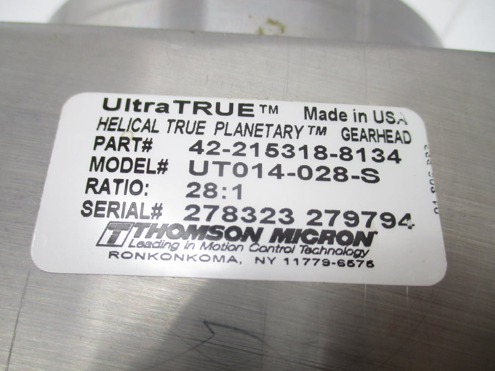 THOMPSON MICRON 42-215318-8134 UT014-028-S NSNP