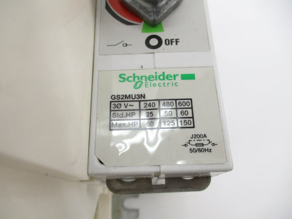 SCHNEIDER ELECTRIC GS2MU3N 600V 200A NSNP