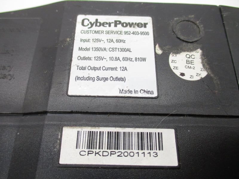 CYBER POWER CST1300AL 125V 12A NSNP