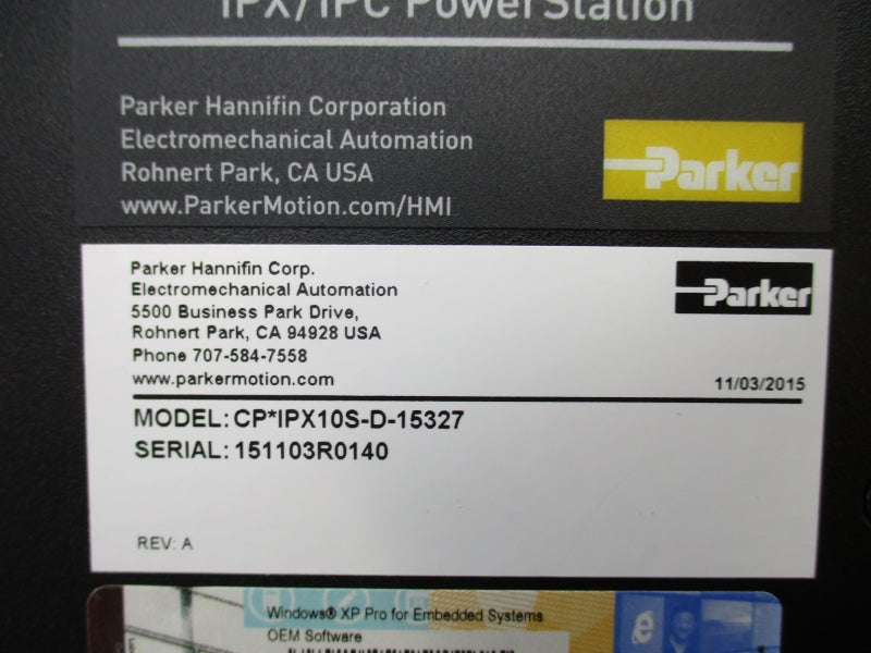 PARKER CPIPX10S-D-15327 24VDC NSMP