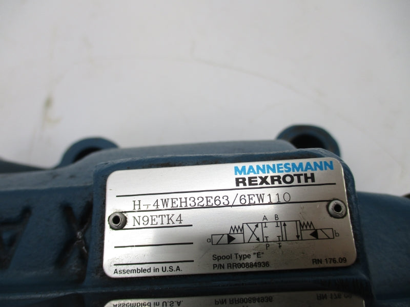 REXROTH H-4WEH32E63/6EW110 RR00884936 110/120V UNMP