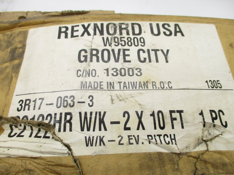 REXNORD C2122HRW/K-2X10FT NSFS