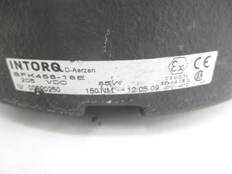 INTORQ BFK458-18E 205VDC NSNP