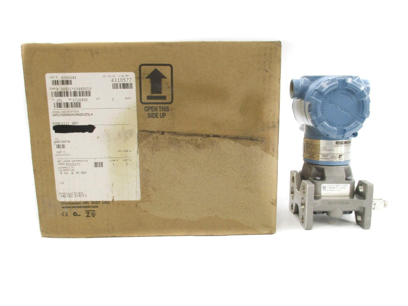 ROSEMOUNT 3051CD0A02A1AH2B1E5L4 10.5-42.4VDC 0-.2" 750PSI NSMP