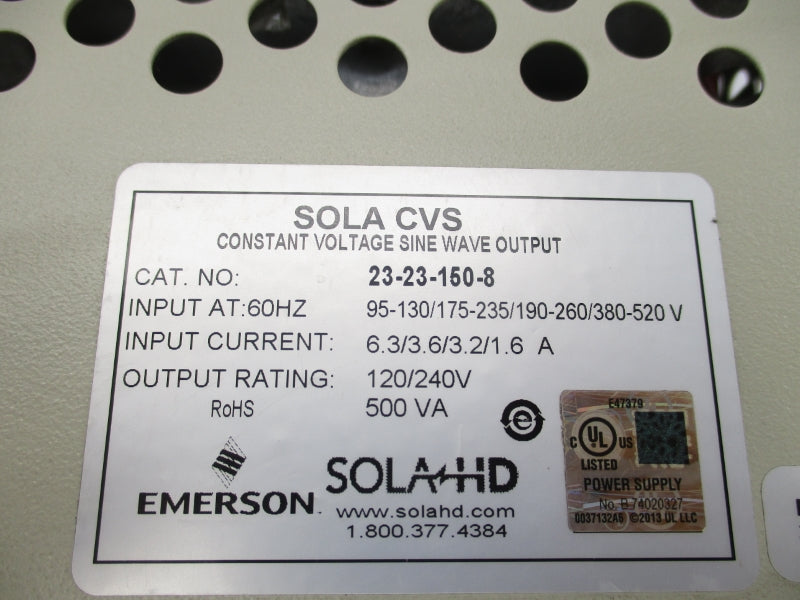 EMERSON 23-23-150-8  95-520V 6.3A NSNP