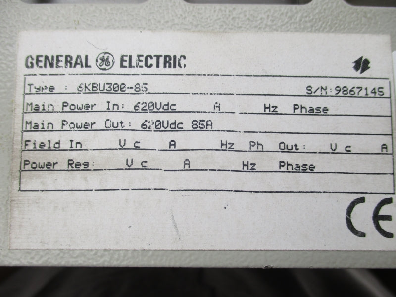 GENERAL ELECTRIC 6KBU300-85 620VDC 85A UNMP