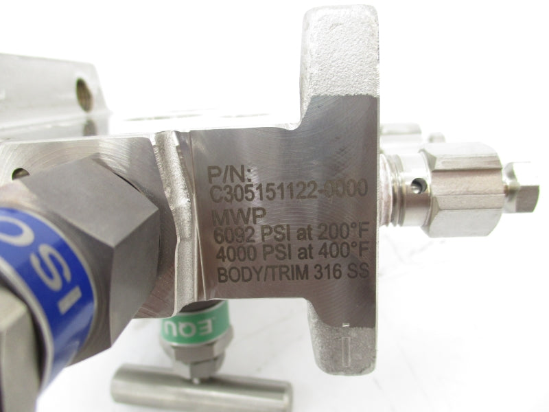 ROSEMOUNT C305151122-0000 6092PSI NSNP